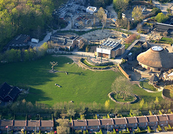 Luftaufnahme des Aalborg Zoo